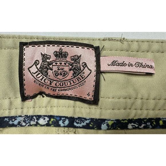 Juicy Couture Women’s Khaki Slim Fit Cargo Pants - Size 4 (32x32) - Picture 5 of 7